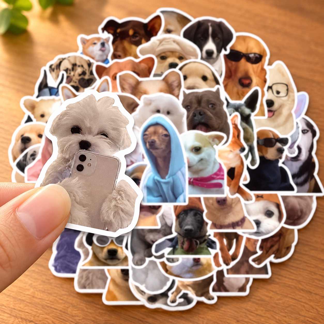 Sticker-Set »Hundeglück« – ergänzende Ansicht 2 – Dekoration außerhalb des Produkts nicht enthalten