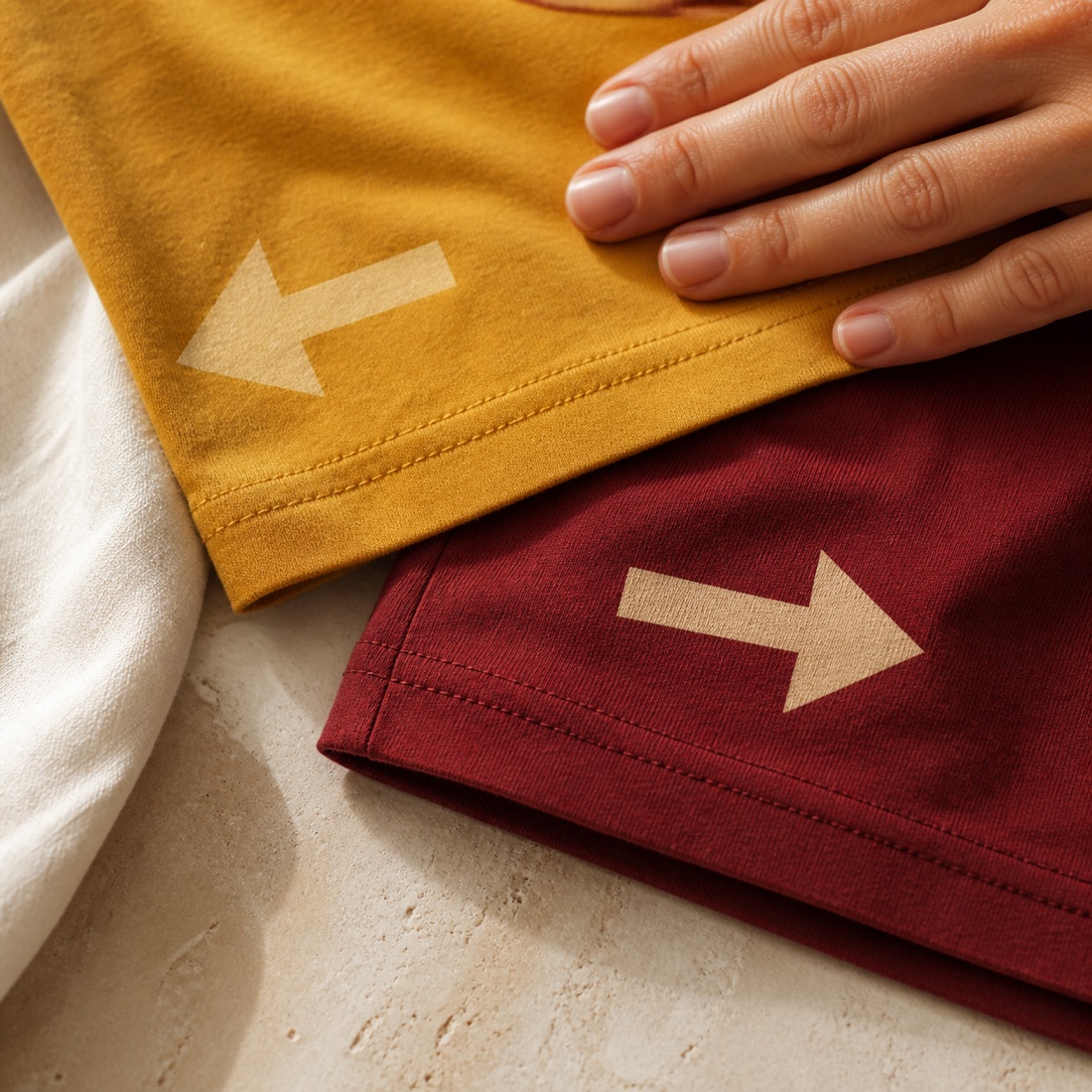 Partner-Shirt-Set »Bei dir« – Atelier-Edition – Detailansicht 4