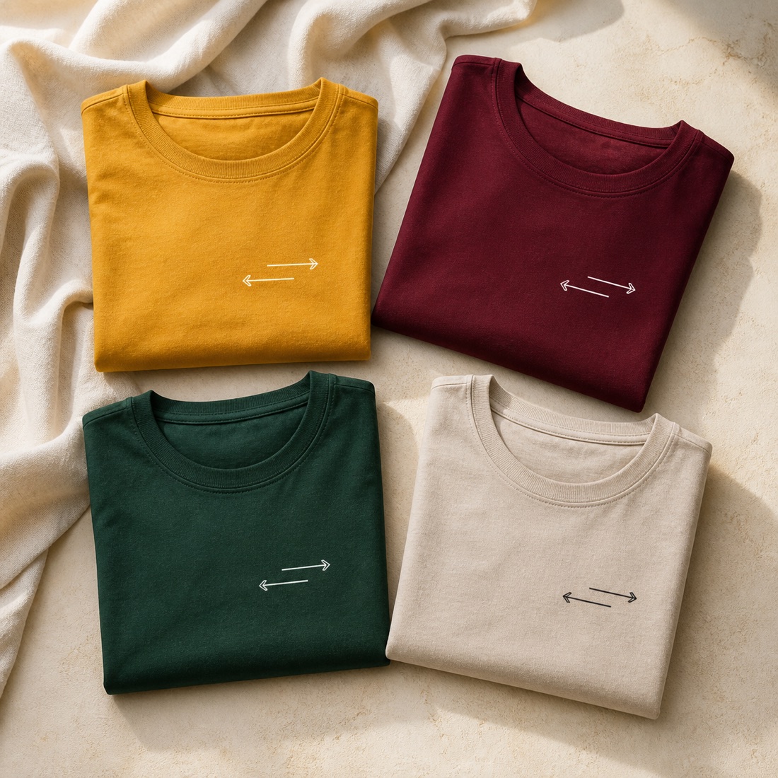 Partner-Shirt-Set »Bei dir« – Atelier-Edition – Detailansicht 6