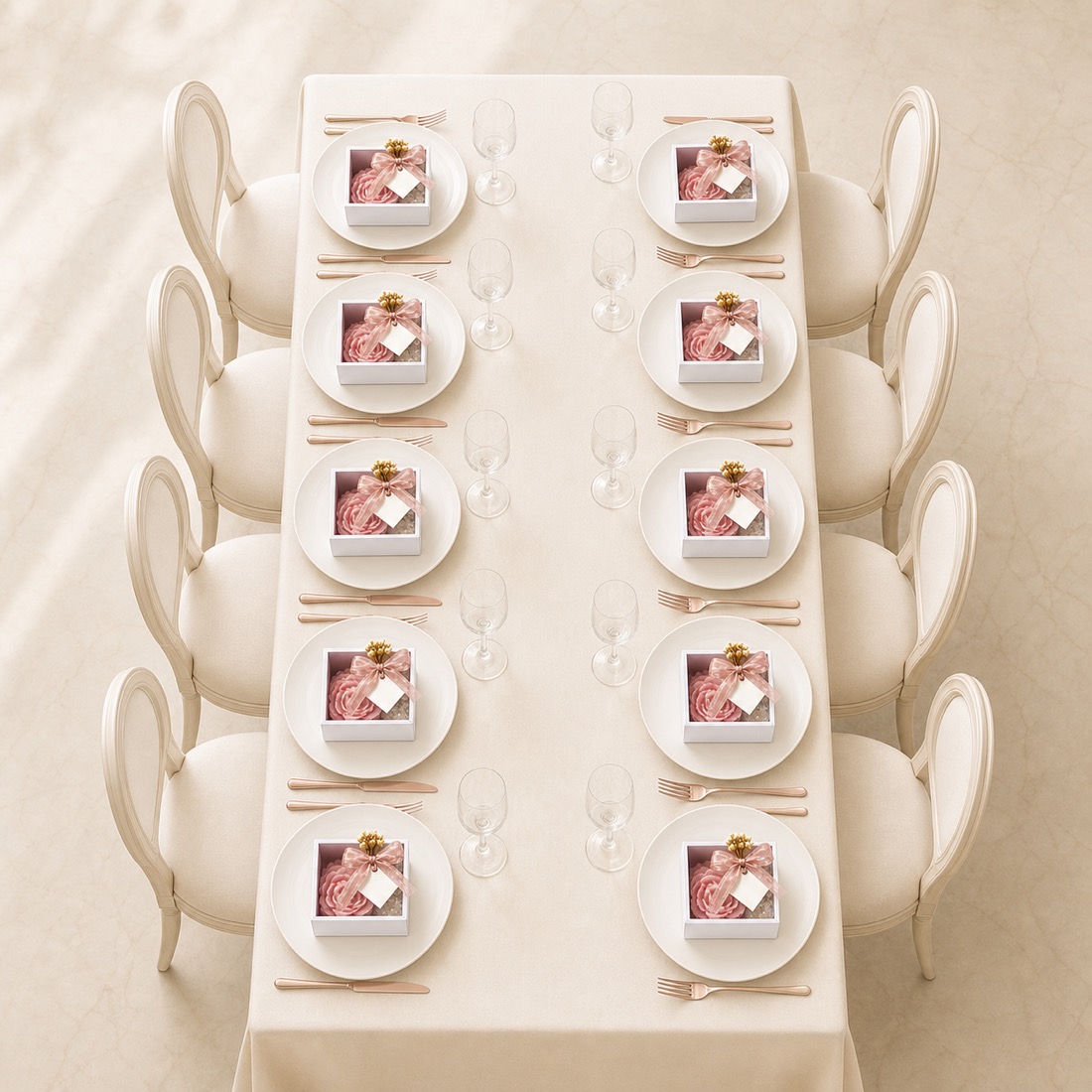 Mini-Gästekerzen »Ein Licht für euch« – 10er-Atelier-Set – Detailansicht 5