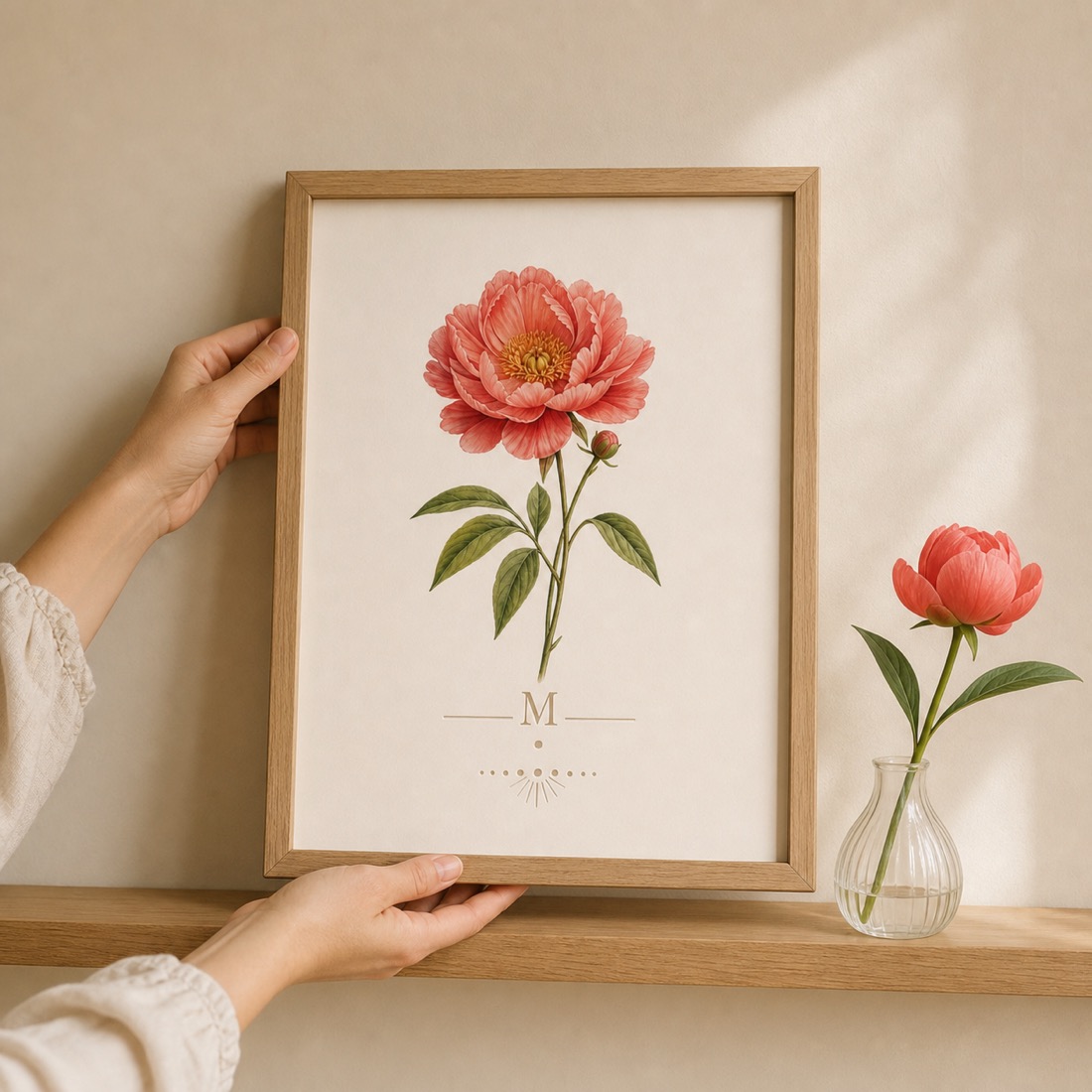 Personalisierter Geburtsblumen-Kunstdruck – Detailansicht 5