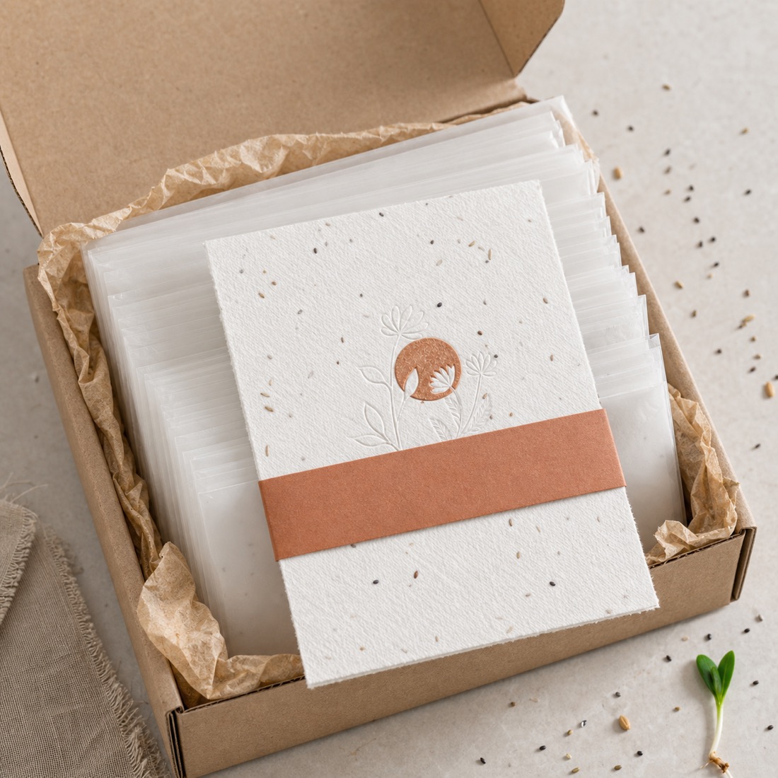 Saatpapier-Karte »Danke fürs Wachsen« – Detailansicht 6