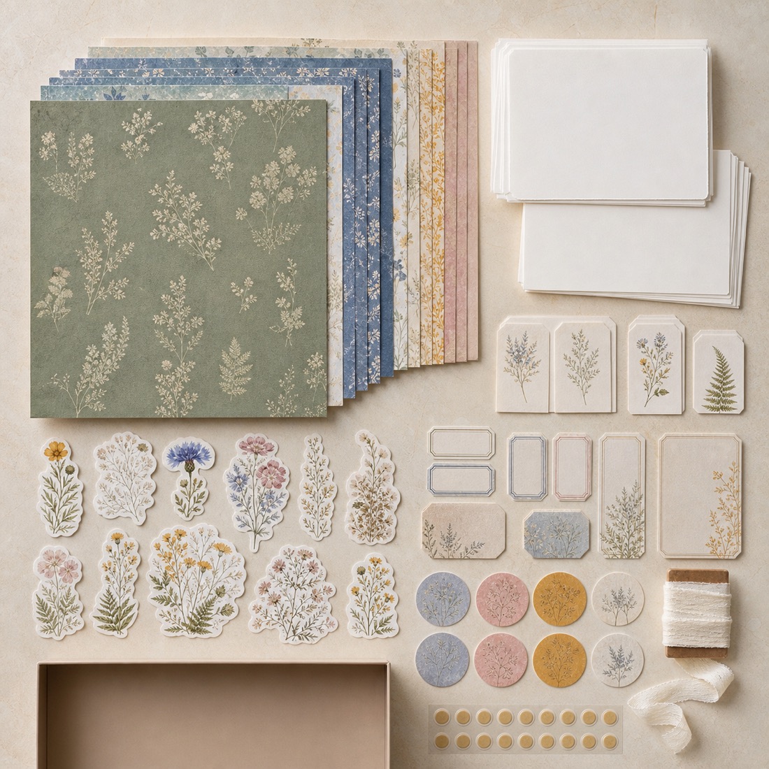 Scrapbooking-Set »Erinnerungsgarten« – Detailansicht 3