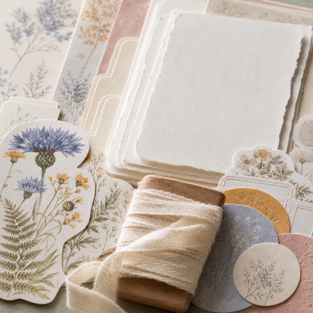 Scrapbooking-Set »Erinnerungsgarten« – Detailansicht 4