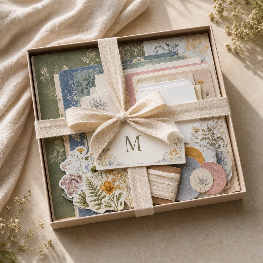 Scrapbooking-Set »Erinnerungsgarten« – Detailansicht 6