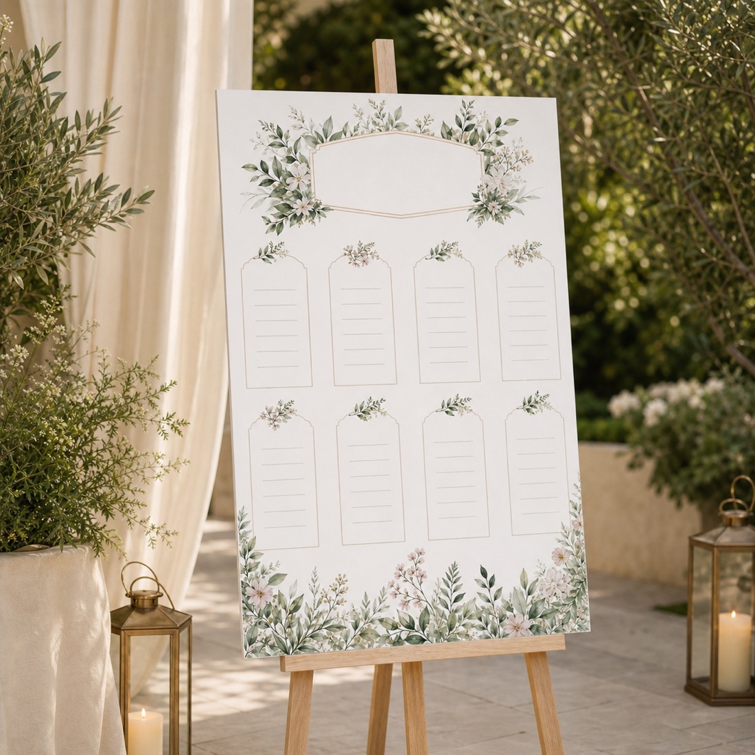 Sitzplan »Botanischer Garten« – Detailansicht 5
