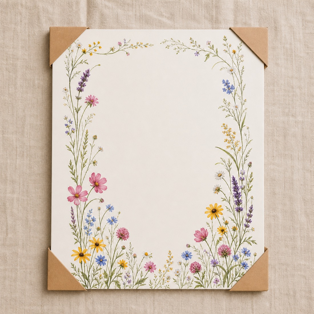 Wildblumen-Willkommensschild – Detailansicht 6