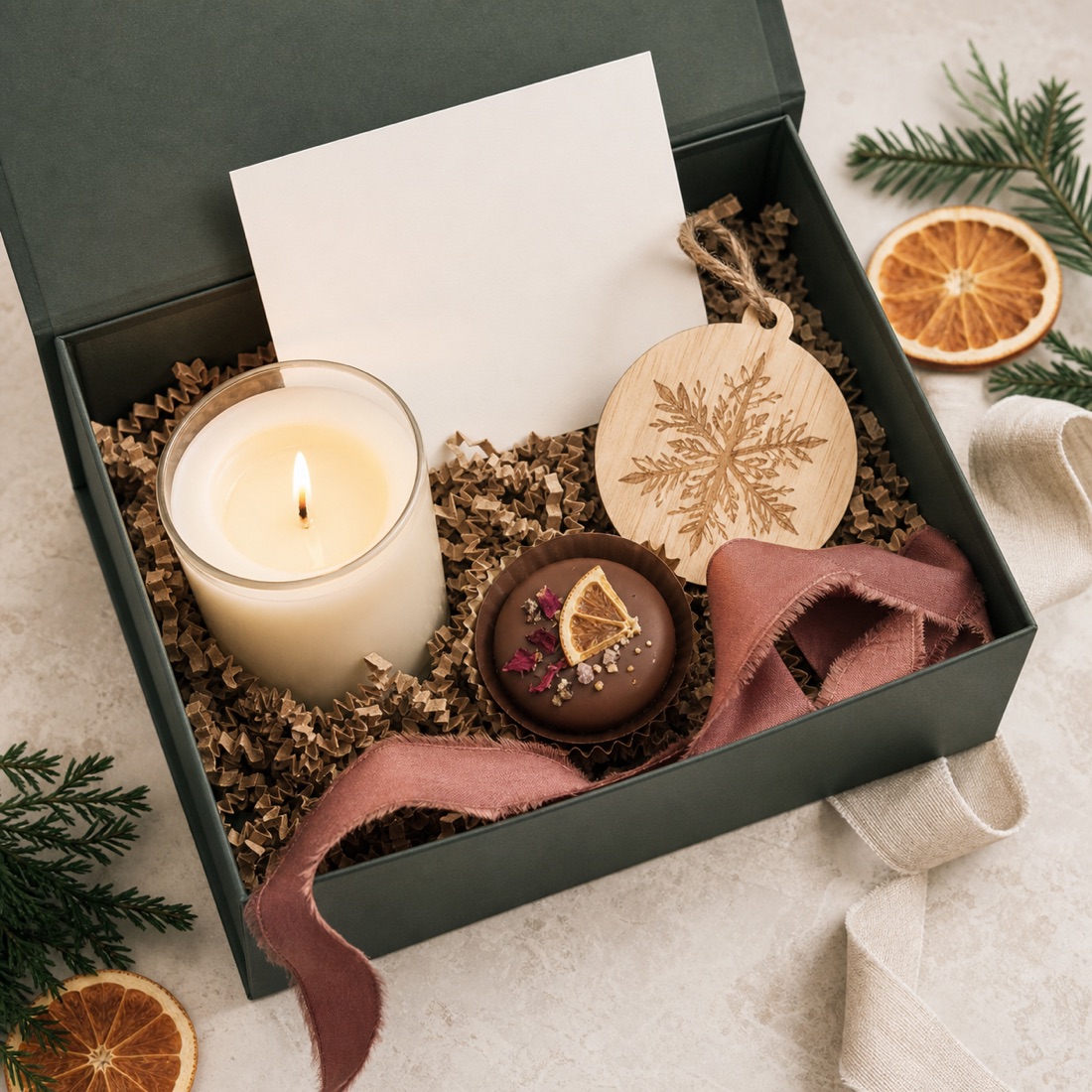 Kundengeschenkbox »Winterlicht« – Detailansicht 2